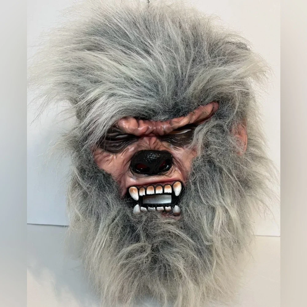 Halloween - Werewolf Faux Fur Costume Mask